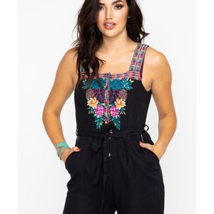 Johnny Was Quinn Cropped Jumpsuit